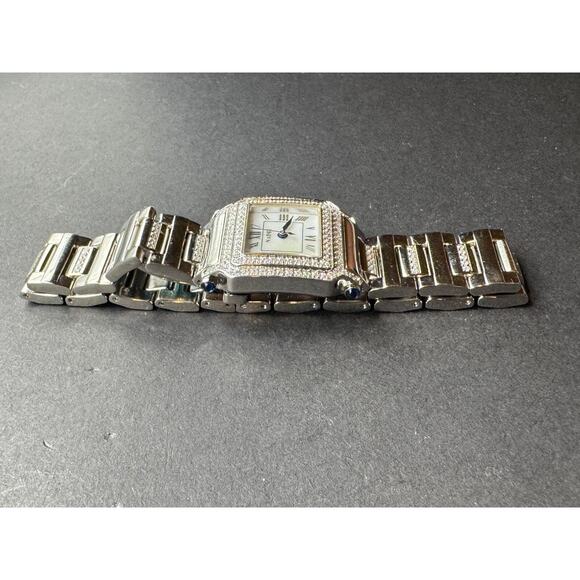 NADRI Stainless Steel Swarovski Sapphire Crystal Ladies Watch Stainless Steel main image 4